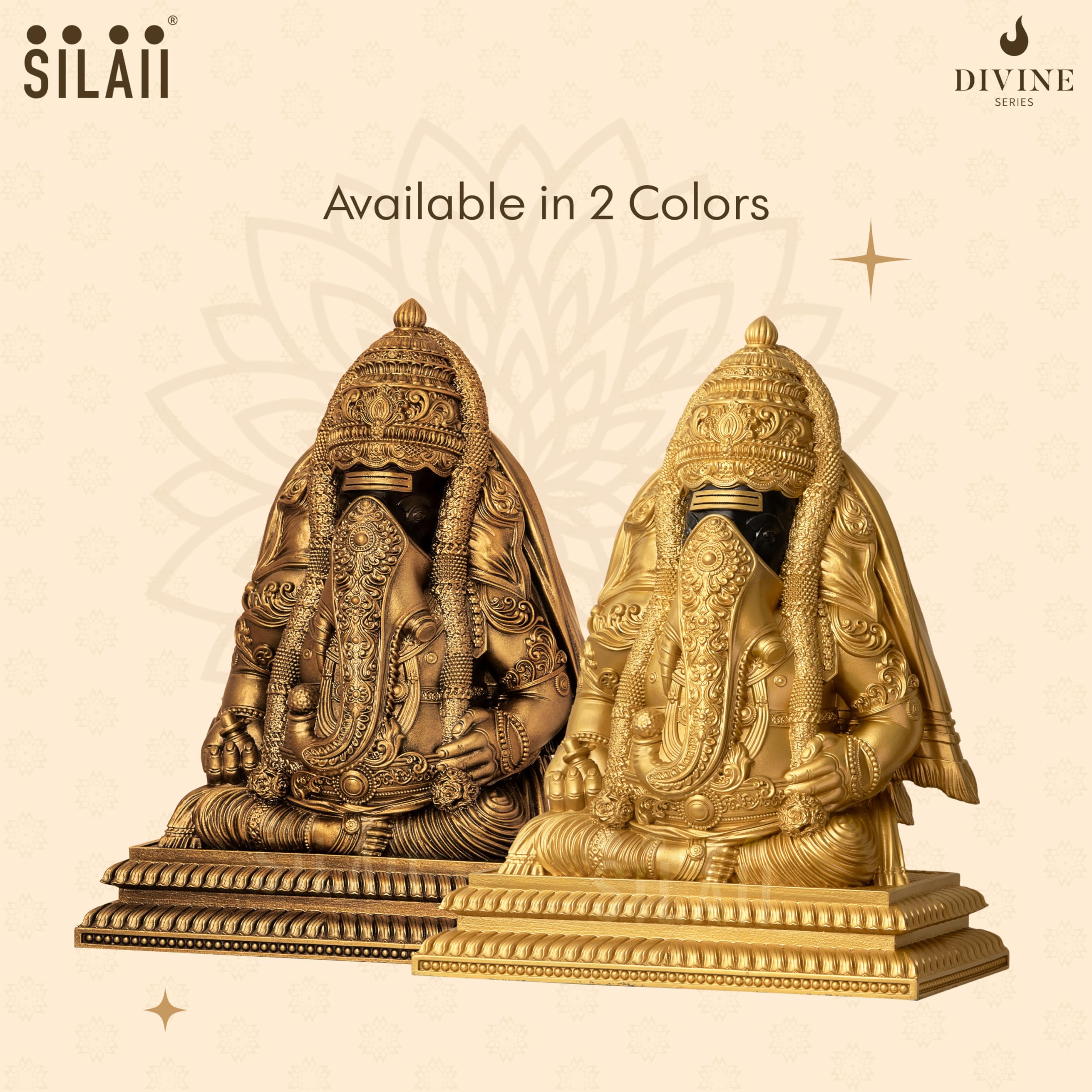 Silaii Pillayarpatti Karpaga Vinayagar Idol  Sacred Wish-Granting Ganesha Murti Showpiece & Statue For Home Decor, Pooja Room, H